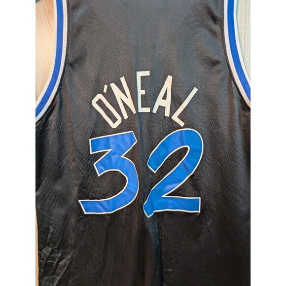 Vintage SHAQUILLE O'NEAL #32 Orlando Magic Champion Authentic Jersey 48 Black - Picture 4 of 8